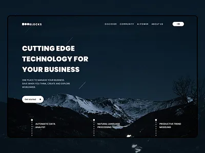 AI- Landing Page ai illustration landing page ui ui design uiux ux