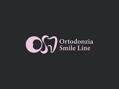 ortodonzia logo design branding design graphic design illustration illustrator logo logo design typography ui vector