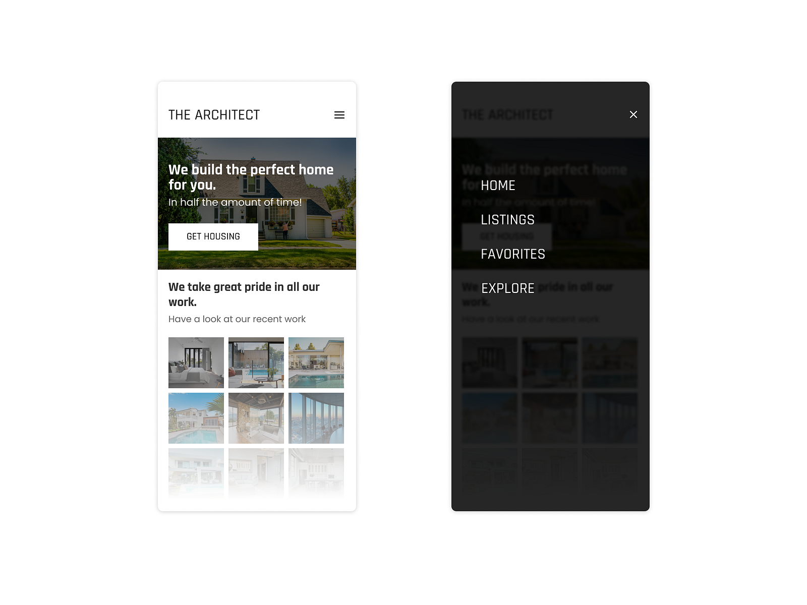 The Architect Mobile Screen by Ulathi Ncube on Dribbble