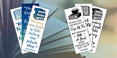 Custom Bookmarks For Writing Academy book bookmarks branding design graphic design illustration printable typography vector