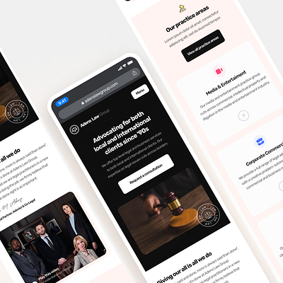 Law firm website design inspiration app branding interface design motion graphics ui ui ux ui design uidesign uiux user experience ux design web design website