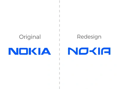 Nokia Logo Redesign - Alternative Version best logo branding creative logo design graphic design great logo logo logo design logo designer logo redesign mobile logo nokia nokia logo nokia new logo redesign respin tech logo technology typography logo wordmark logo