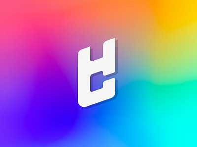 new logo identity based on my name's first letter (h+c) hasnaul creation hc letter mark hc logo lettermark