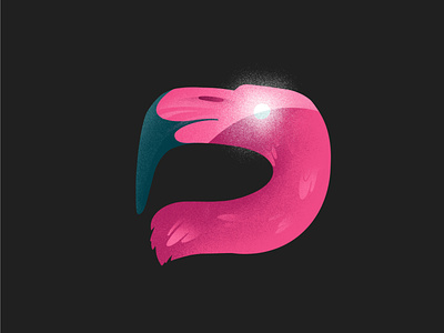 Deftones ⚡️ 36 days of type 36 days of type d birds deftones design flamingo handlettering illustration letter d lettering pink retrosupplyco texture typography