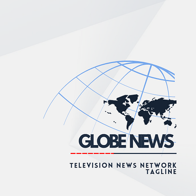 Television News Network Logo 3d animation branding graphic design logo motion graphics ui