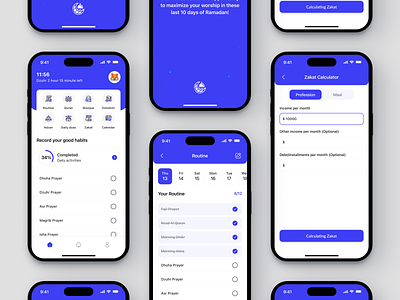 Ramabit - Ramadhan Habit Tracker Application application design habit tracker islamic app lailatul qadr masjid modern mosque muslim app prayer reminder productivity quran app ramadan ramadan kareem ramadhan ramadhan habit religious app to do trendy zakat app