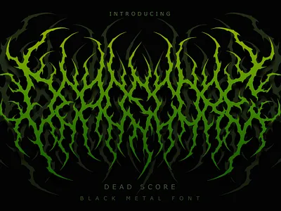 Deadscore | Black Metal Font Vol. 8 apparel font black metal black metal font blackmetal blackmetal font death metal death metal font deathmetal deathmetal font horror font logo logo font metal font metal logo tattoo font