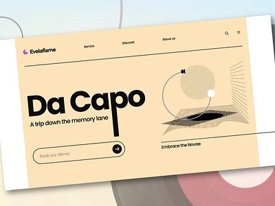 Da Capo Music Website branding graphic design ui user interface uxui visual design web design web layout website