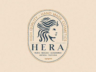 Hera mark logo branding design graphic design hera illustration logo mythology typography ui ux vector