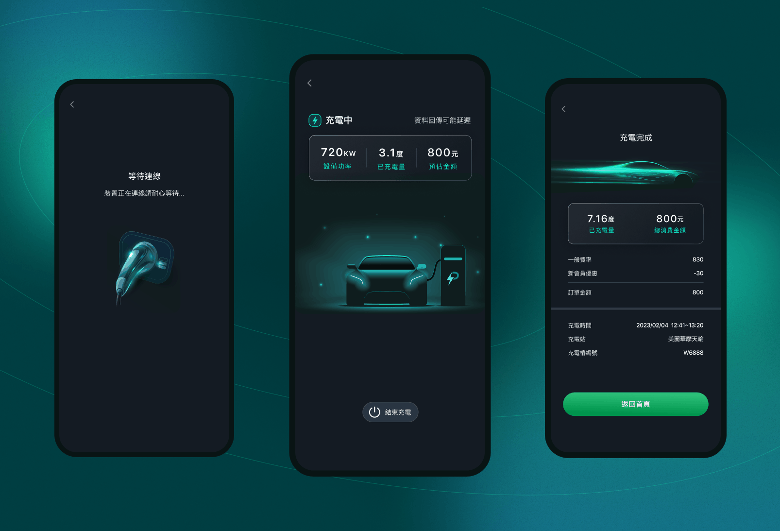 Charging Station App app charging station ui uiux ux