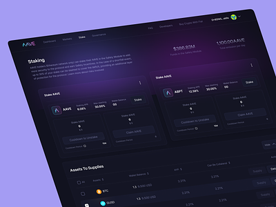 Crypto Web App - Stake Page bitcoin crypto crypto app crypto dashboard crypto wallet crypto web app cryptocurrency ethereum financial litecoin transaction ui ui ux ui visual design ux web design web3