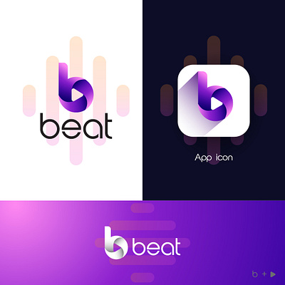 Concept : Beat - Logo Design beat logo brand logo branding design graphic design illustration letterhead design logo logo design logogram music logo new logo ui ux vector vectplus