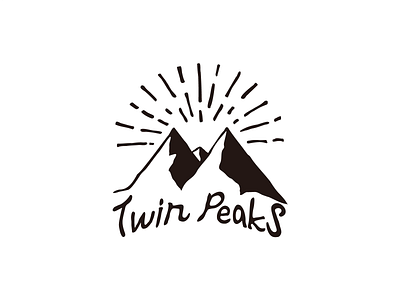 Twin Peaks Decale Design branding graphic design illustration logo typography