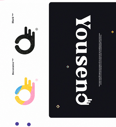 Logotype $ logomark. Yousend. Money transfer app branding