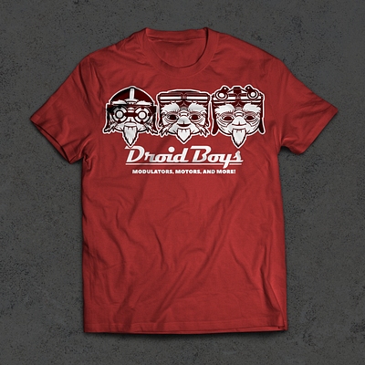 Droid Boys apparel design graphic design homage illustration logo