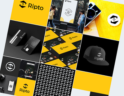 Ripto Branding - Photography brand identity branding camera custom logo design icon identity logo logo mark photography photography logo