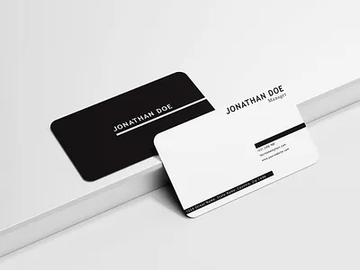 Jonathan Doe | Business Card ads advertising brand brand identity branding business card card design designer graphic design identity design logo print stationery visual identity