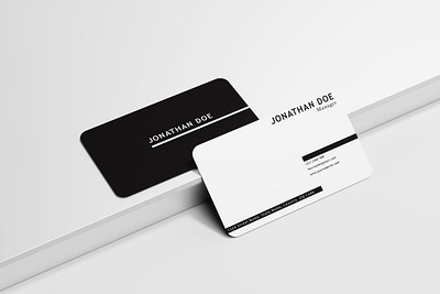 Jonathan Doe | Business Card ads advertising brand brand identity branding business card card design designer graphic design identity design logo print stationery visual identity