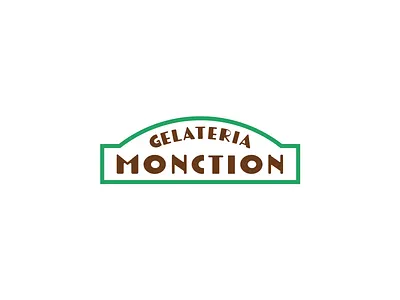 Gelateria Monction Logo3 branding gelateria graphic design illustration logo typography