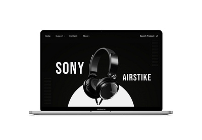 Sony | Personal Website brand branding design designer graphic design landing page page ui uiux visual identity web web design web designer web page web site webdesign website websites