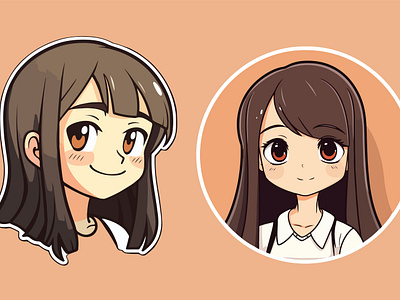 Cute Anime Girl designs, themes, templates and downloadable graphic  elements on Dribbble