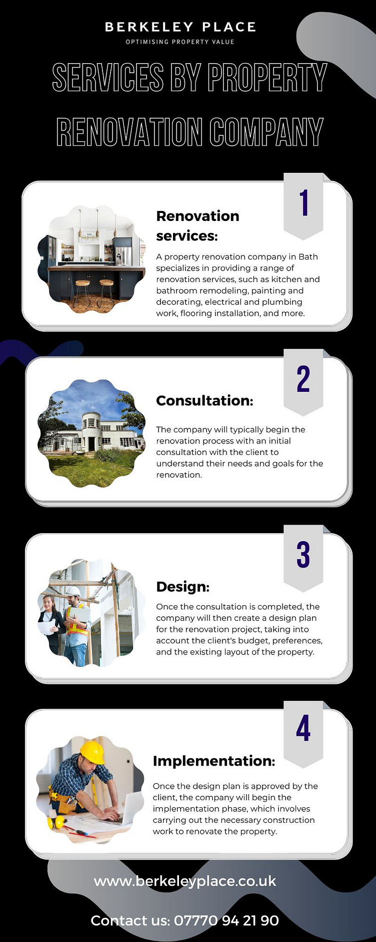 Services By Property Renovation Company by Berkeley Place on Dribbble