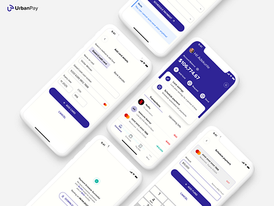 UrbanPay - Mobile app design product design ux