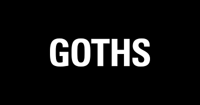 GOTHS branding design identity logo