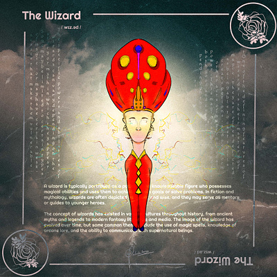The Wizard design graphic design illustration