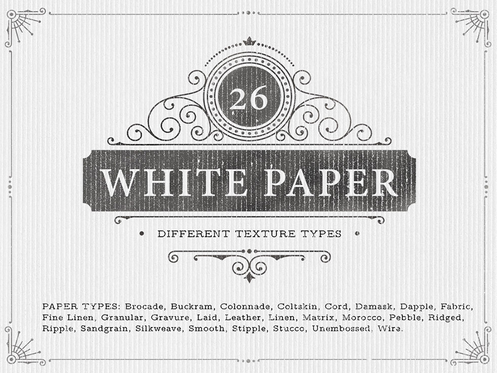 26 White Paper Background Textures. Download Free Samples. by
