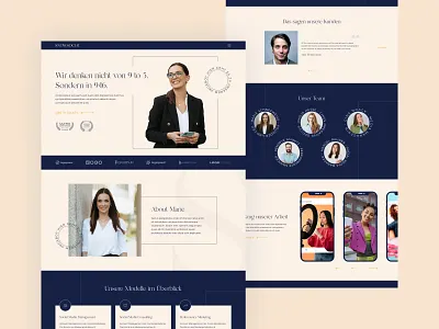 Snowsocial - Marketing agency website agency design homepage interface landing page marketing modern ui ux ui design web design website