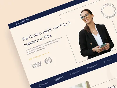 Snowsocial - Marketing agency website agency design homepage interface landing page marketing modern ui ux ui design web design website