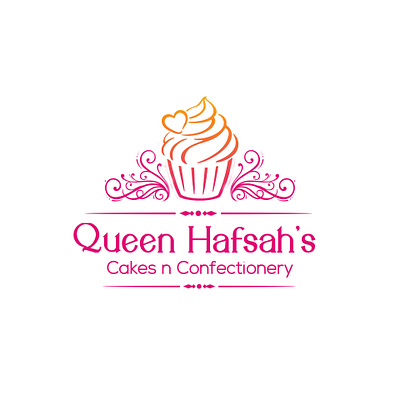 Brand Design for Queen Hafsah's Cakes n Confectionery 🍰✨ branding design graphic design logo
