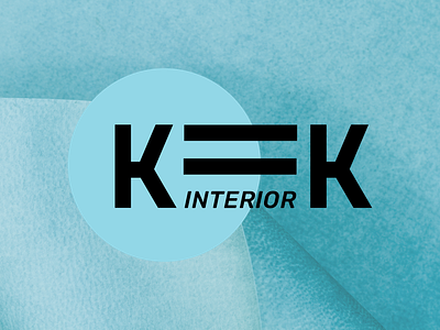 KEK interior branding concept interior designer branding logo vector visual design