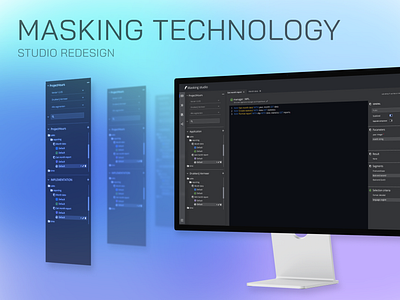MASKING STUDIO REDESIGN app figma ui ux