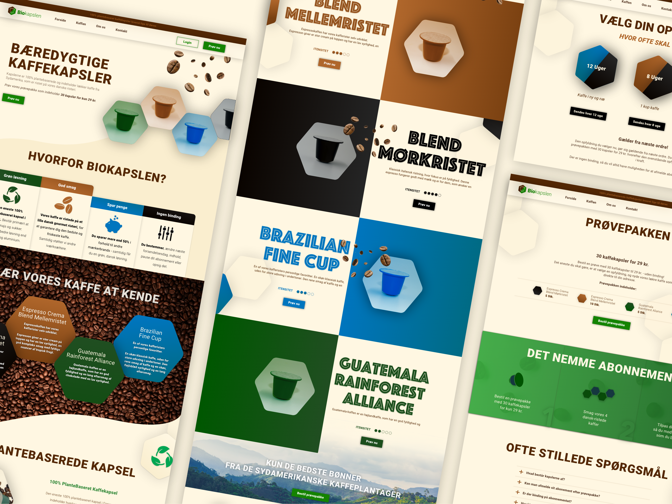 Coffee Capsules Webshop by Marcus Engstrup Dresler on Dribbble, image size:2581x1935