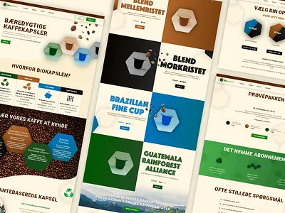 Coffee Capsules Webshop app branding coffee coffee ad coffee branding coffee capsules coffee social media coffee website design ecommerce graphic design icon illustration logo ui vector webshop website