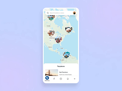 🏖 Trip.social application design mobile app mobile app design mobile ui social travel ui uidesign ux