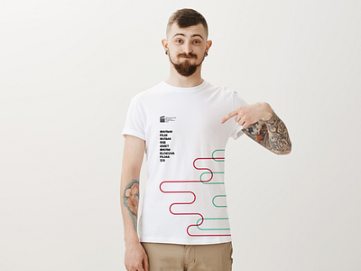 T-shirt design abstract brand indentity cinema clothing concept art film festival geometric graphic design merch student t shirt t shirt design