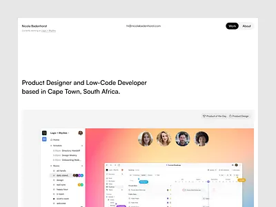 Portfolio Site 2023_01 design flat minimal modern portfolio product design ui ux website
