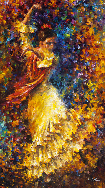 FLAMENCO AND FIRE leonidafremov