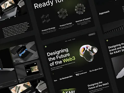 Kaay Web3 Agency - Framer Template agency template framer framer template template web3 web3 agency website template