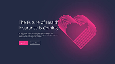 Health Insurance Web App accessible animation app application clean fintech health healthcare homepage insurance landing minimalism motion responsive rive service ui ux web