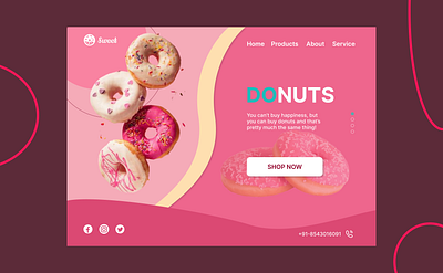 Landing page ui