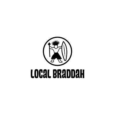 Local Braddah logo branding design logo