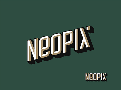 Neopix typo agency branding design font graphic design icon icon set illustration lettering letters logo logotype maark retro sign sticker typo typografy vector vintage