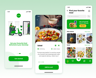 Fooddie. -Food delivery App amazing ui beautiful mobile ui branding design food delivery app food delivery app mobile ui food delivery app ui graphic design illustration latest ui trends minimalistic ui mobile ui food delivery app modern ui swiggy uberfoods ui uiuix vector zomato