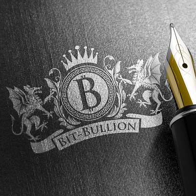 Bit Bullion branding graphic design logo luxury money