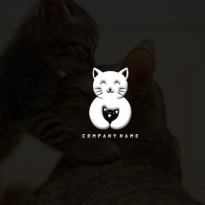 Cat logo animal branding cat logo design graphic design illustration logo minimalist pet logo pet shop unique design