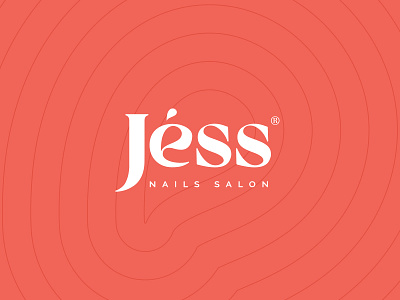 JessNailsSalon_Brand Mark beauty beauty logo brand identity beauty branding cosmetics fashion logo logo nails salon logotype manicure nail nails salon logo packaging